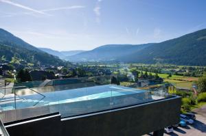 Widok na góry z tego hotelu