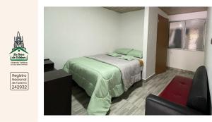 Ένα ή περισσότερα κρεβάτια σε δωμάτιο στο La Casa de Esteban