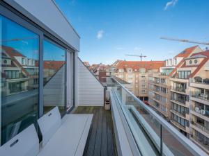Balkón nebo terasa v ubytování Apartment on Belgian Coast near Beaches