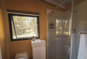 Yengo Tiny House by Tiny Away的一间浴室