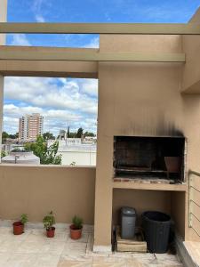 Μπαλκόνι ή βεράντα στο Departamento con Balcón y Asador +4 φωτογραφίες