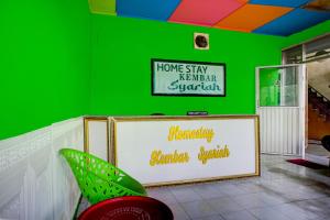 Istumisnurk majutusasutuses OYO 93071 Home Stay Kembar Syariah