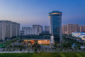 Shuyang景观或在酒店看到的城市景观