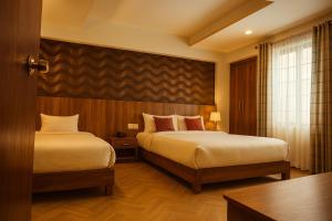 Letto o letti in una camera di Hotel next home
