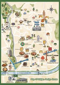 a map of the rippon imperial decision house at Haiyan Design House - Feel like a vacation at city in Seoul