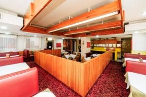 Χώρος καθιστικού στο OYO Hotel Hidalgo