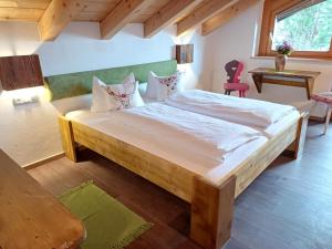 Postel nebo postele na pokoji v ubytování Haus Miele