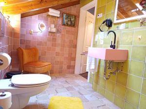 Koupelna v ubytování Haus Miele