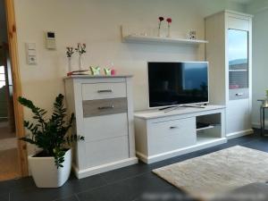 Η κουζίνα ή μικρή κουζίνα στο Ferienwohnung am Silberg