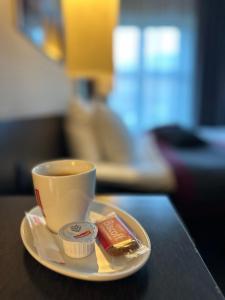Istumisnurk majutusasutuses Hotel Vé