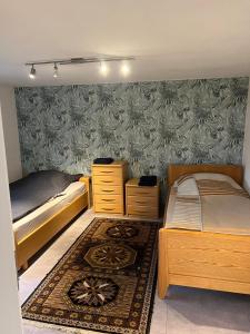 Postel nebo postele na pokoji v ubytování Apartment Matthes