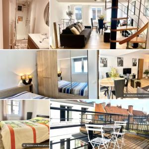 Posedenie v ubytovaní Appartement Léonard, comme à la maison - Vieux Lille + 15 fotografií