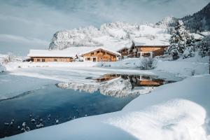 Naturlandschaft in der Nähe des Chalets