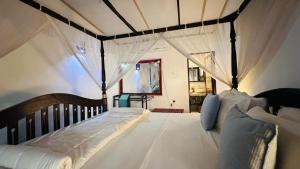 Postel nebo postele na pokoji v ubytování Villa Blue Ocean