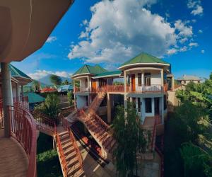 an aerial view of a house at Wademac Arusha Inn Hotel in Arusha