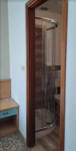 Koupelna v ubytování Hotel Anny