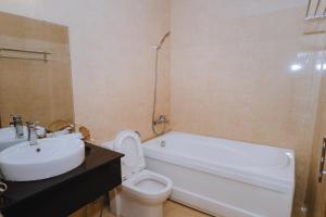 Koupelna v ubytování Nam Đông hotel