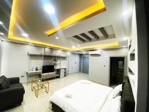 Kuchyň nebo kuchyňský kout v ubytování Carousel Hotel