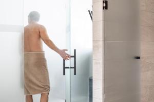 Ένα μπάνιο στο Hotel Baer & Post Zernez