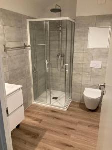 Koupelna v ubytování ALMA Rossa