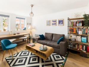 Χώρος καθιστικού στο Self Contained 1Bed with Parking Leamington Spa Pass the Keys