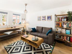 Χώρος καθιστικού στο Self Contained 1Bed with Parking Leamington Spa Pass the Keys