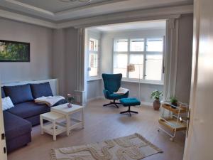 Posezení v ubytování Cottbus FeWo Pückler am Branitzer Park