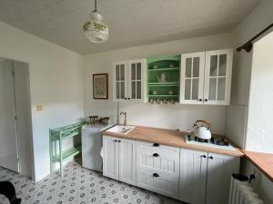 Kuchyň nebo kuchyňský kout v ubytování Apartmán Velešov