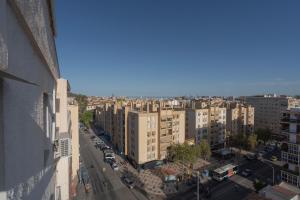 Výhľad na mesto Malaga alebo výhľad na mesto priamo z apartmánu