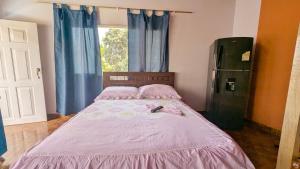 Cama o camas de una habitación en Chalet Real