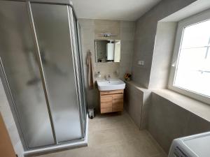 Koupelna v ubytování Apartmán Štěpánka