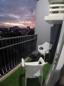 Balkón nebo terasa v ubytování Harmony Condo 620