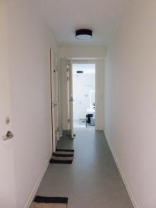 an empty hallway with a hallway leading into a room at close to norreport st & central 302 - norregade 34a 3 kobenhavn 1165 in Århus Østbanegård
