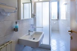 Koupelna v ubytování Hotel Moderno