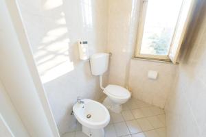 Koupelna v ubytování Hotel Moderno