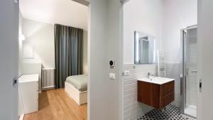 Koupelna v ubytování Appartamento Cavour - Affitti Brevi Italia