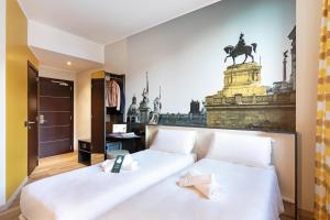 Postel nebo postele na pokoji v ubytování B&B Hotel Roma San Lorenzo Termini