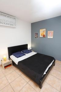 Postel nebo postele na pokoji v ubytování Grand studio 6 à 50m de la plage Argelès