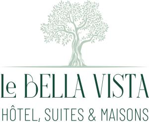 a logo for the belka villas hotel suites and missions at Bella Vista Hôtel, Suites & Maisons in Porticcio