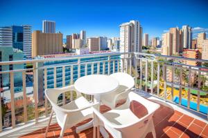 Balkón nebo terasa v ubytování Hotel Servigroup Pueblo Benidorm