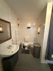 Ένα μπάνιο στο Apartment-Hufeisen +14 φωτογραφίες