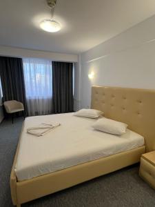 Postel nebo postele na pokoji v ubytování Hotel viilor