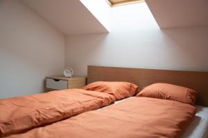 Ένα ή περισσότερα κρεβάτια σε δωμάτιο στο Stiglitzer Apartment