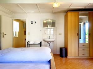 Ένα ή περισσότερα κρεβάτια σε δωμάτιο στο Ferienhaus Nicklas