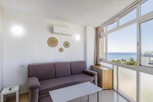 Χώρος καθιστικού στο Apartamentos Doramar