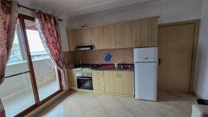 Kuchyň nebo kuchyňský kout v ubytování Marios apartment