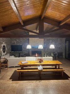 Posezení v ubytování Casa Cal Saboya