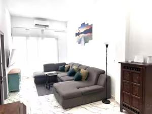 Posedenie v ubytovaní Apartamento en Planta Baja Cerca de la Playa en Badalona