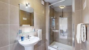 Ванная комната в Hotel Solara
