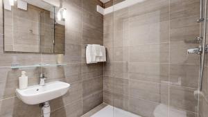 Ванная комната в Hotel Solara
